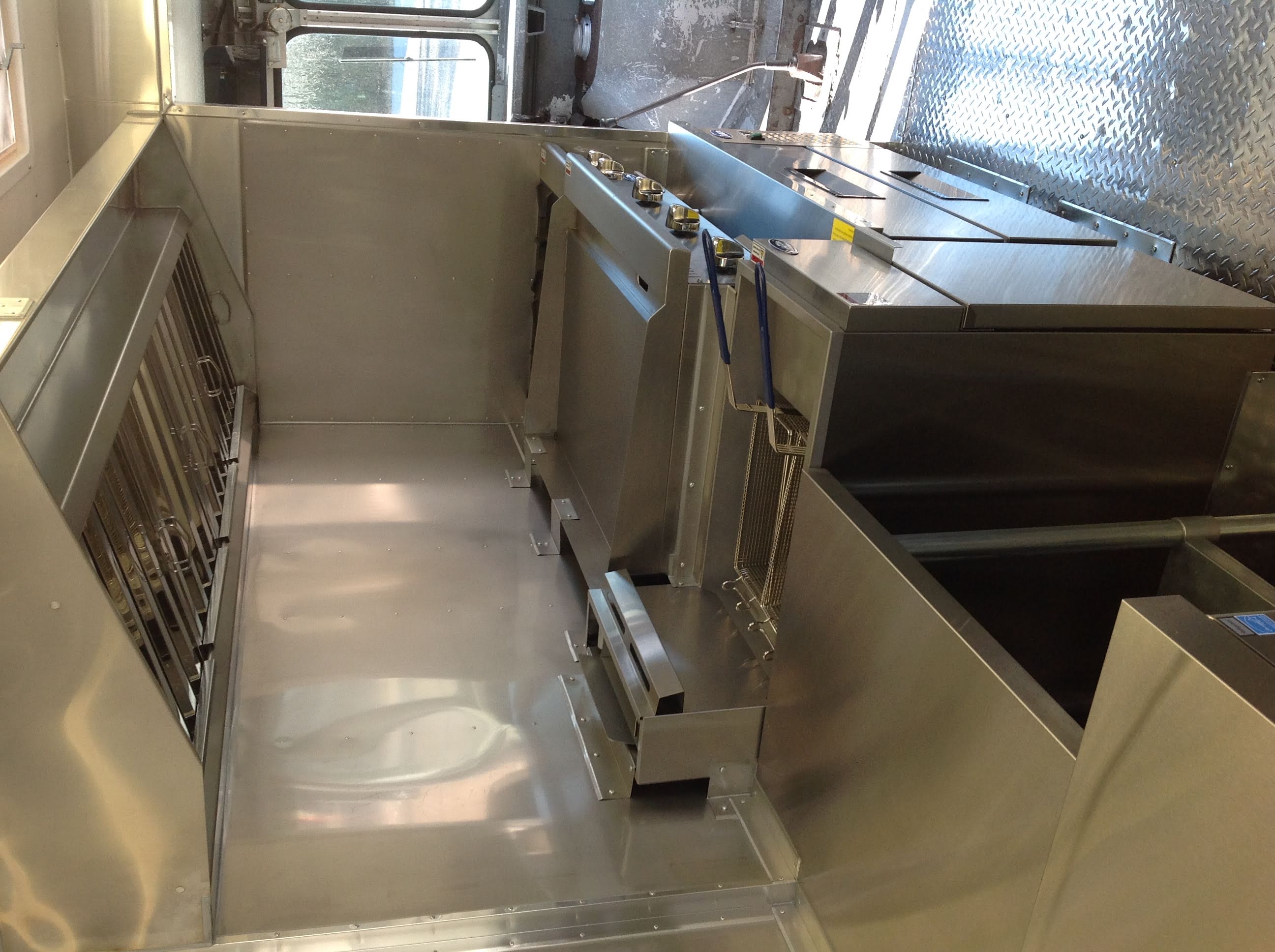 Boise Foodtruck Interior Kitchen to Code